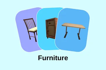 Furniture 3D Icon Pack