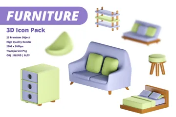 FURNITURE 3D Icon Pack