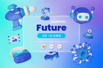 Future Technology 3D Icon Pack