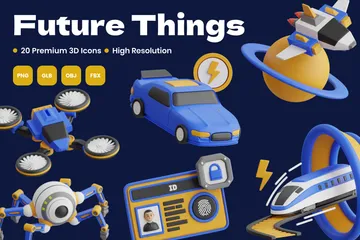 未来のこと 3D Iconパック