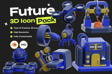 Futuro Pacote de Icon 3D