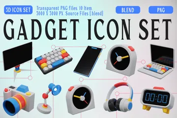 Gadget 3D Icon Pack