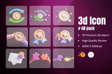 Gagnant Pack 3D Icon