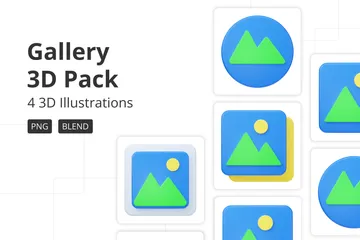 Galerie 3D Icon Pack