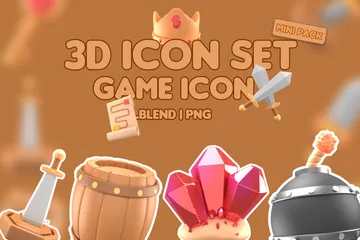 GAME 3D Icon Pack