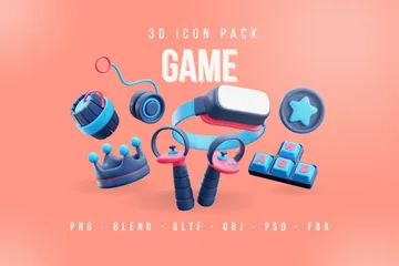 Game 3D Icon Pack