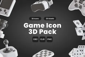 Game 3D Icon Pack