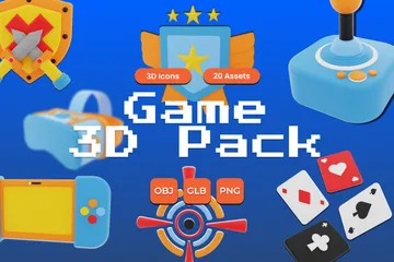 Game 3D Icon Pack