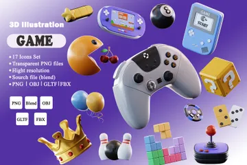 Game 3D Icon Pack
