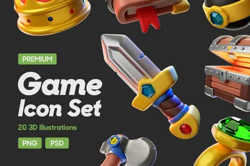 Game 3D Illustration Pack
