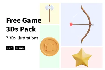 Free Game 3D Icon Pack