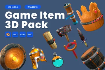 GAME ITEM 3D Icon Pack