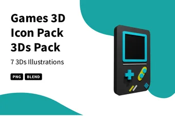 Games 3D Icon Pack
