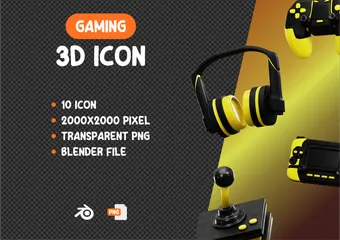 Gaming 3D Icon Pack