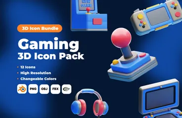 GAMING 3D Icon Pack