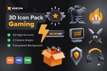 Gaming 3D Icon Pack