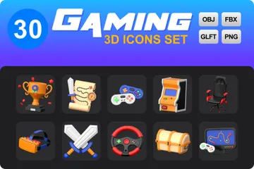 Gaming 3D Icon Pack