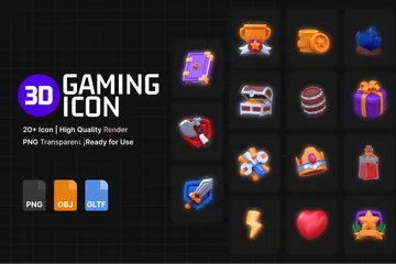 Gaming 3D Icon Pack