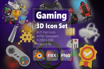 Gaming 3D Icon Pack