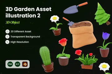 Garten 3D Icon Pack