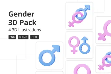 Gender 3D Icon Pack