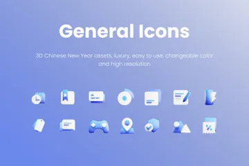 General Assets 3D Icon Pack