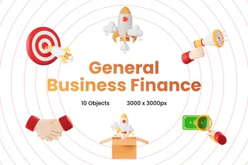 General Business 3D Icon Pack