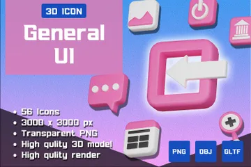 일반 UI 3D Icon 팩