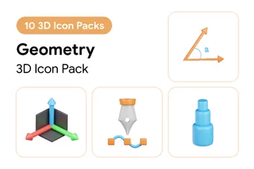 Geometry 3D Icon Pack