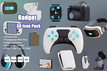 Gerät 3D Icon Pack