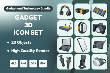 Gerät 3D Icon Pack