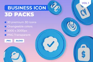 Business Band 1 3D Icon Pack