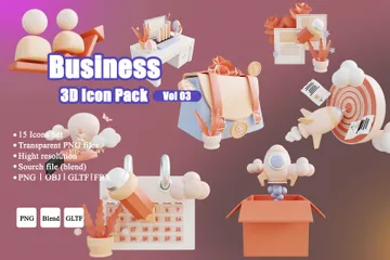 Business Band 3 3D Illustration Pack