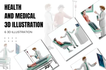 Gesundheit und Medizin 3D Illustration Pack