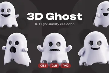 Ghost 3D Icon Pack