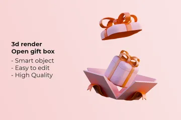Gift Box 3D Illustration Pack