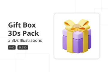 Gift Box 3D Icon Pack