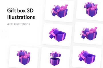 Gift Box 3D Illustration Pack