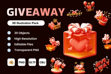 Giveaway 3D Icon Pack