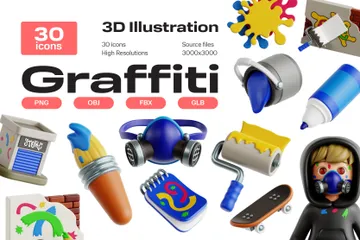 Graffiti Pack 3D Icon