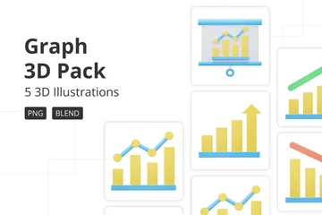 Graph 3D Icon Pack