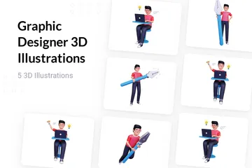 グラフィックデザイナー 3D Illustrationパック