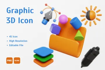 Graphique Pack 3D Icon