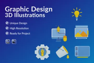 Conception graphique Pack 3D Icon