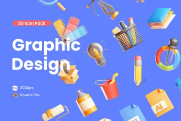 Conception graphique Pack 3D Icon