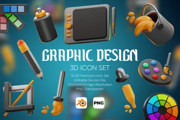 Conception graphique Pack 3D Icon