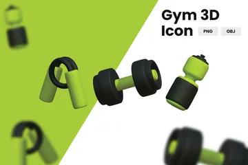Gym 3D Icon Pack