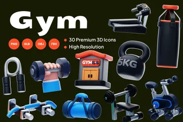 GYM 3D Icon Pack