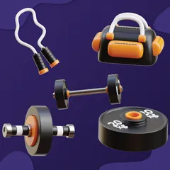 Gym 3D Icon Pack