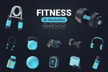 Gym Fitness 3D  Pack